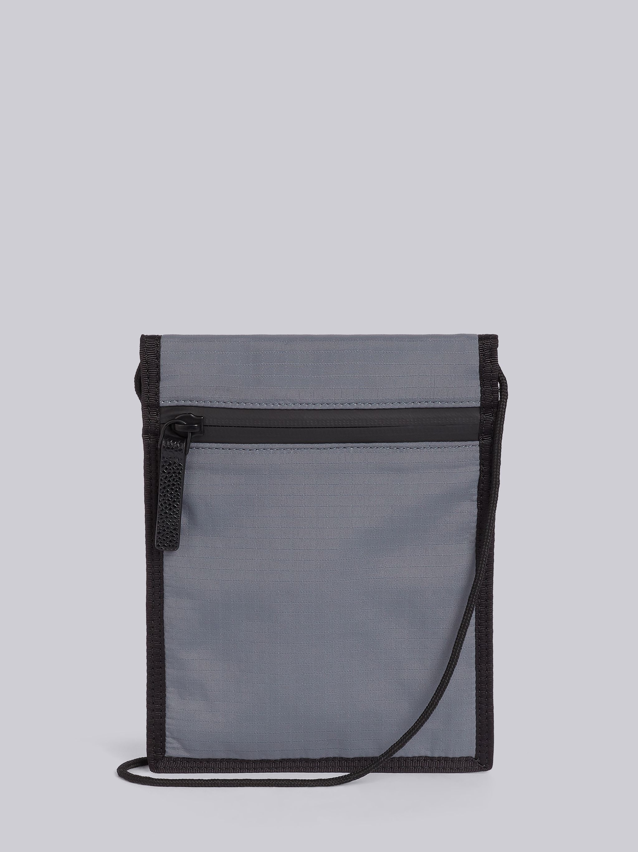 Medium Grey Ripstop Velcro Neck Pouch - 2