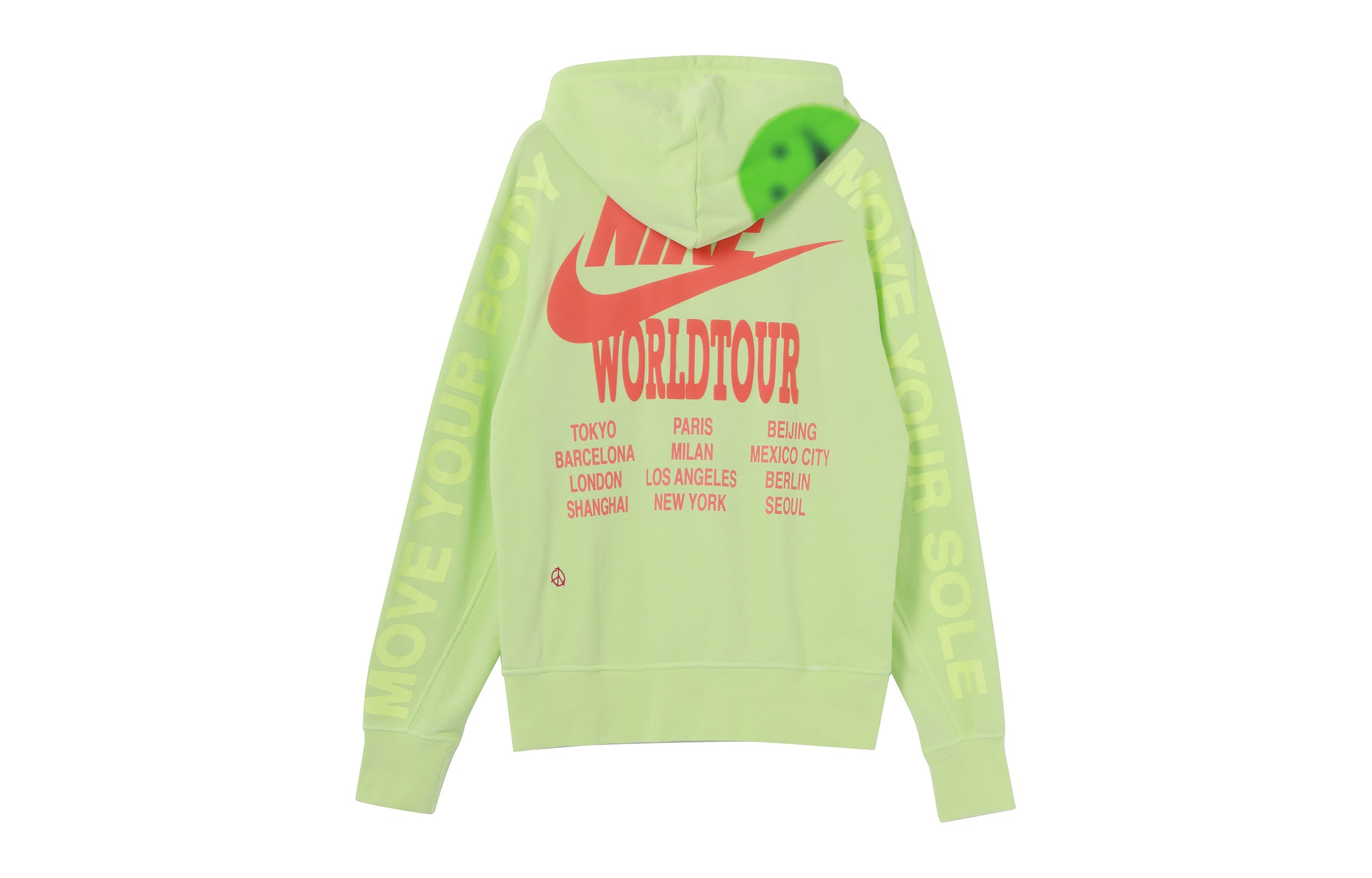 Nike Alphabet Printing Sports Pullover Green DA0932-383 - 2