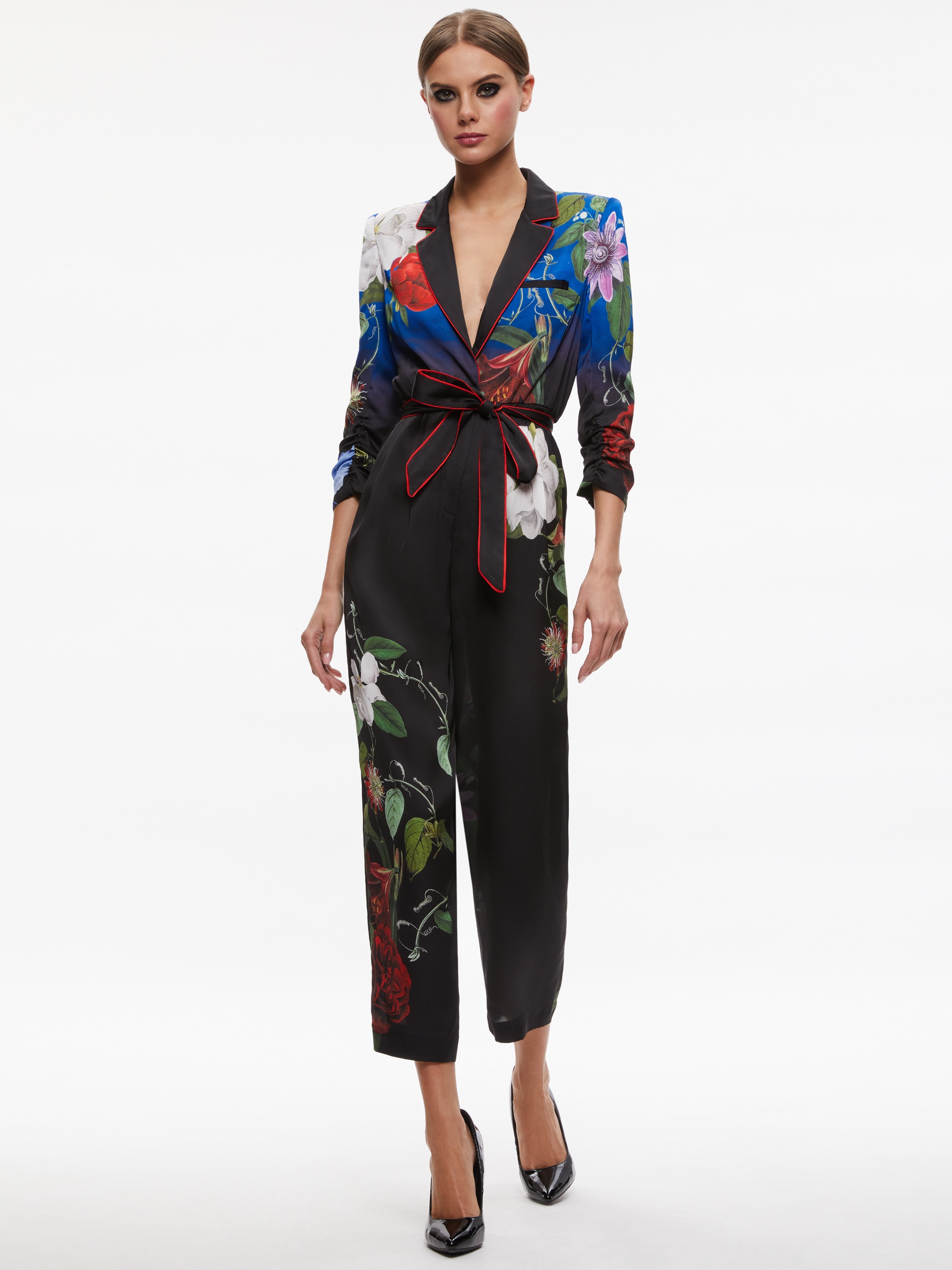 LOUETTA TIE WAIST JUMPSUIT - 6