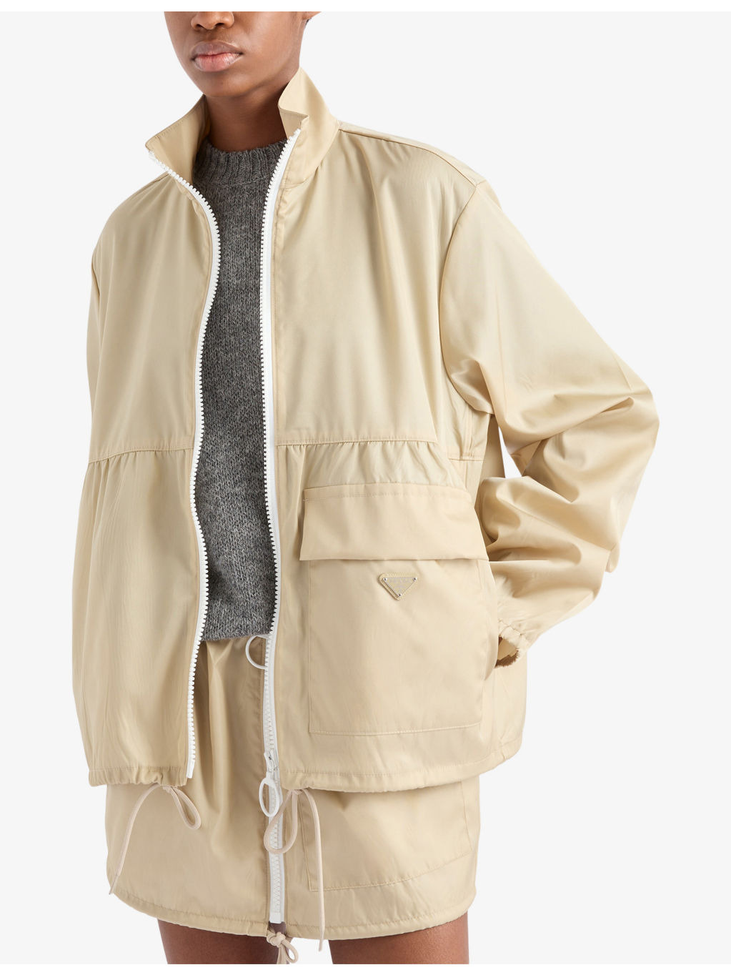 Re Nylon Logo-Embellished Woven Blouson Jacket - 3