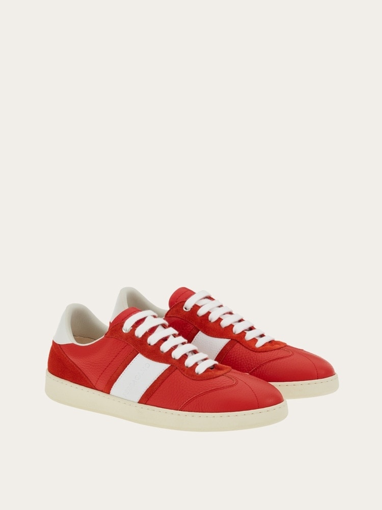 LOW SNEAKER WITH SIGNATURE - 4