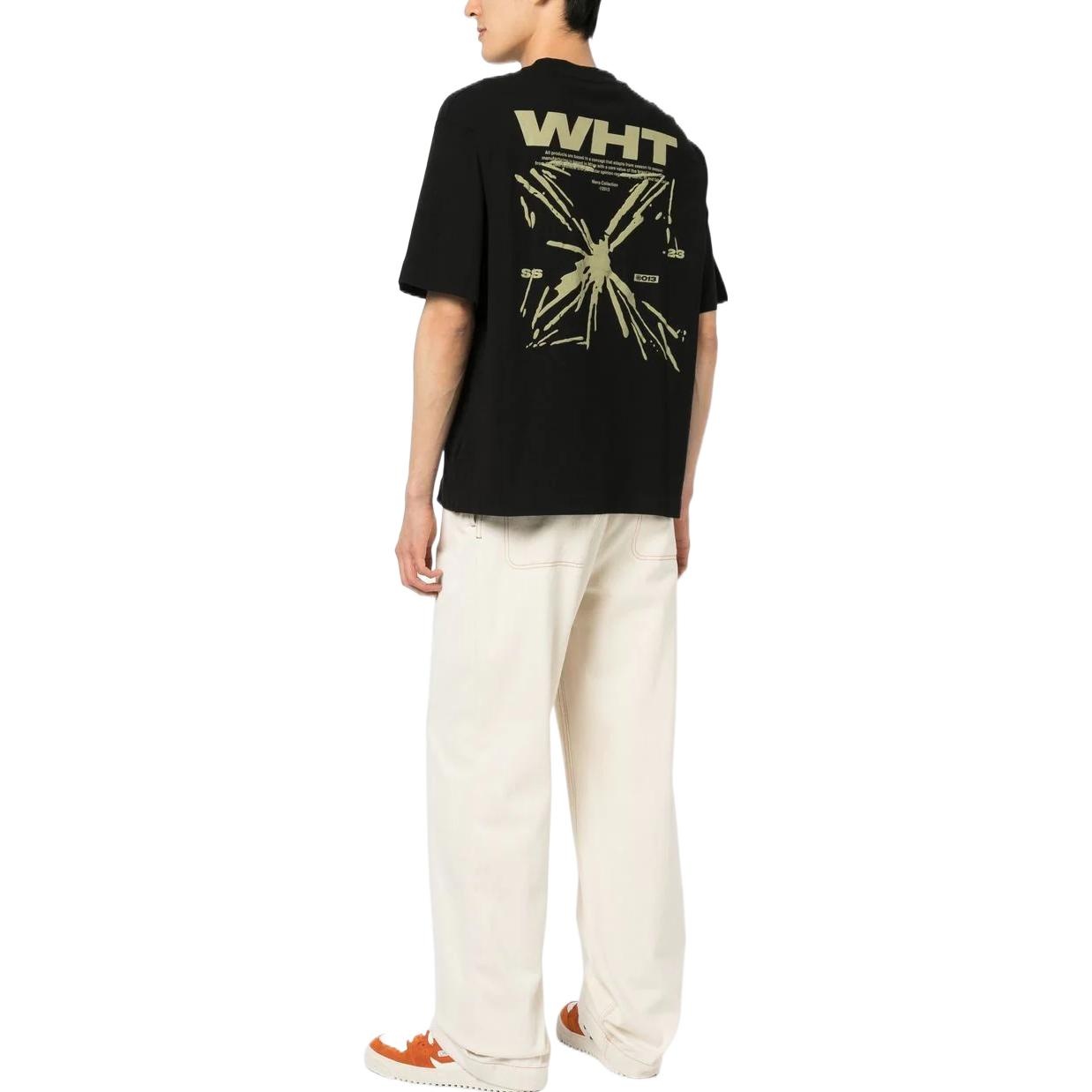 Off-White Arrows-Motif Tee 'Black' OMAA120S23JER0021017 - 4