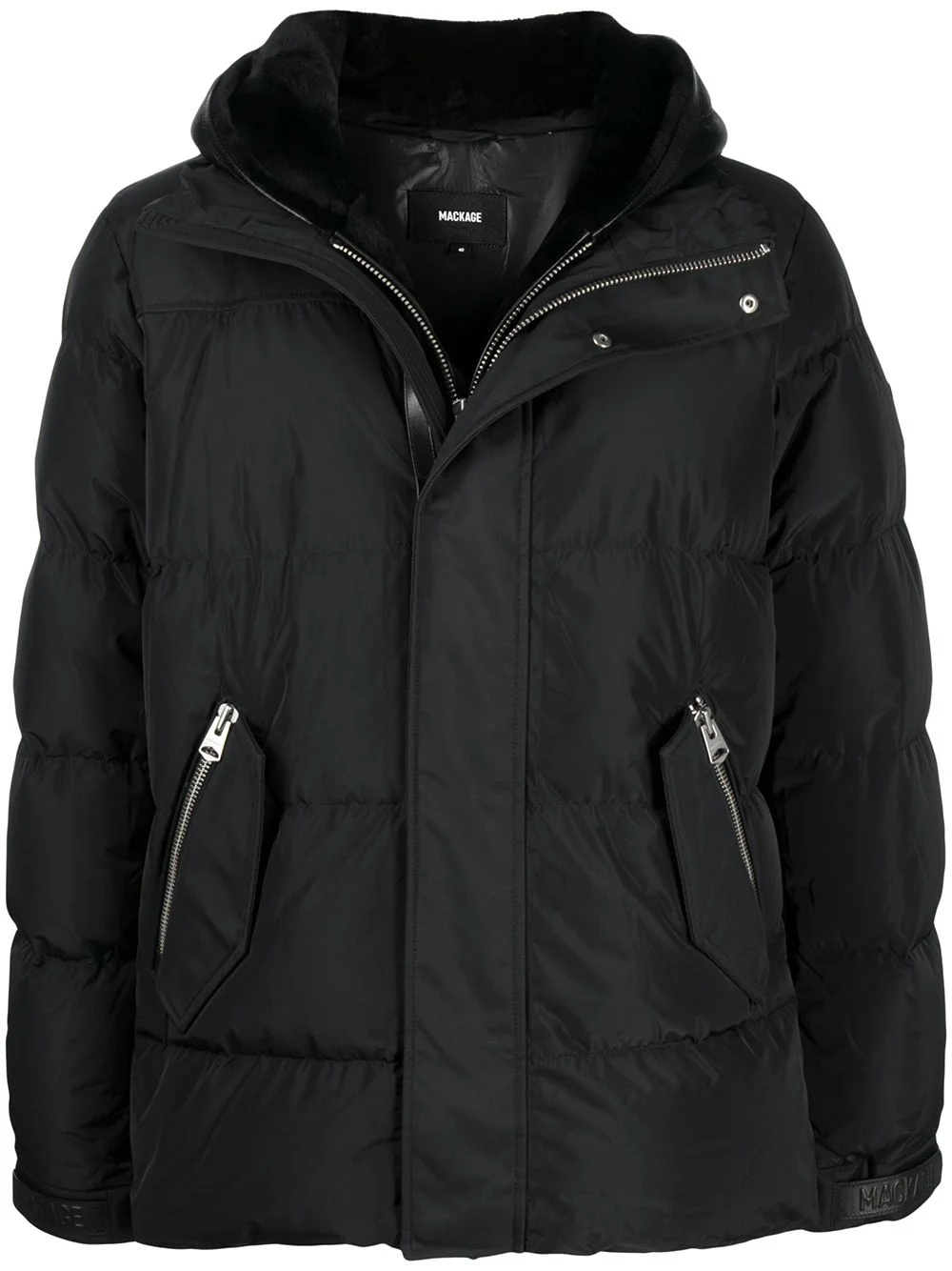 Mackage Men Riley Short Down Jacket With Zip And Hood - 1