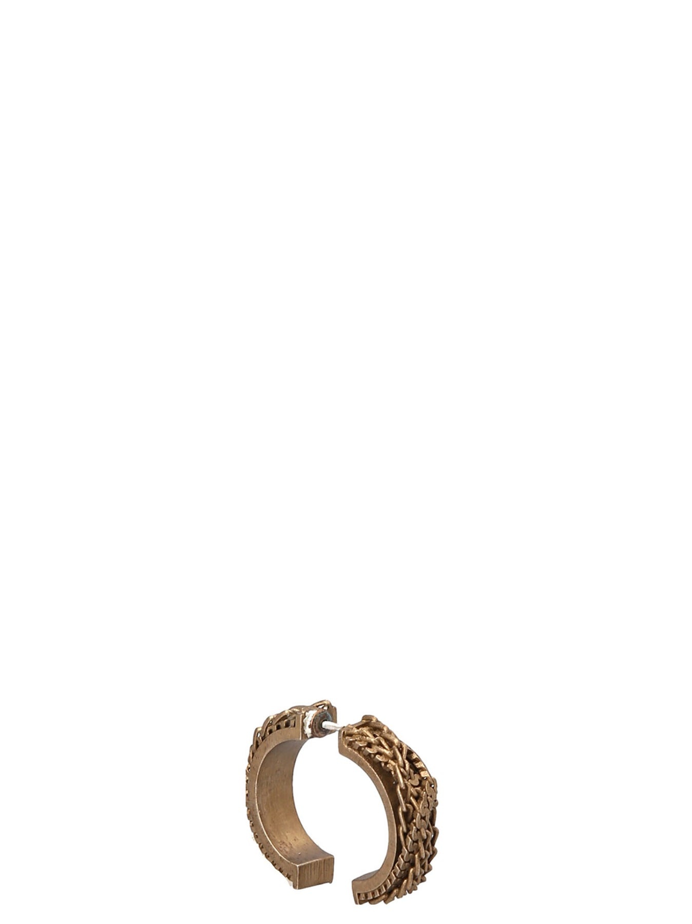 Single Chain Earring Jewelry Gold - 3