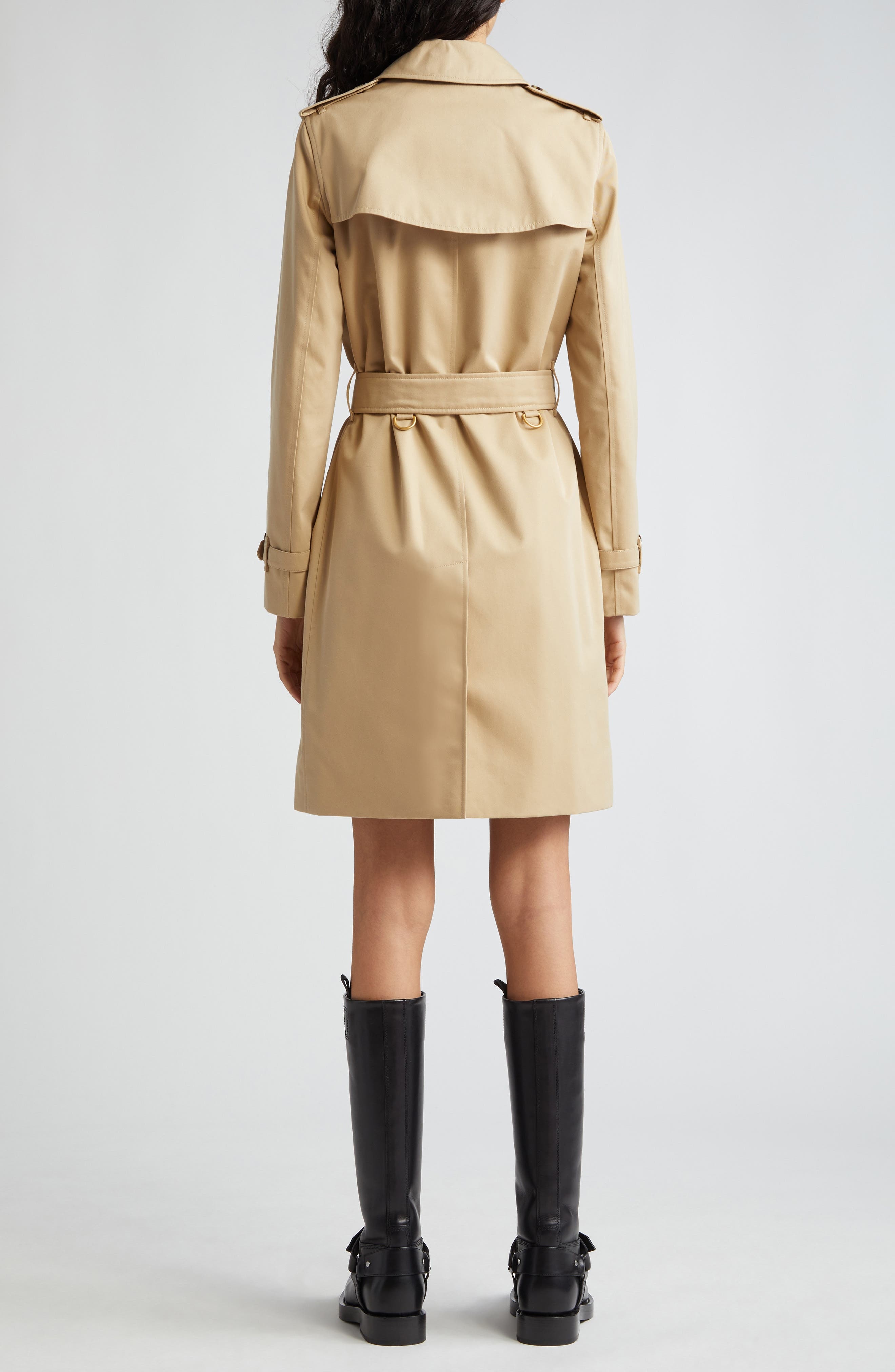 Kensington Water Resistant Gabardine Trench Coat - 2
