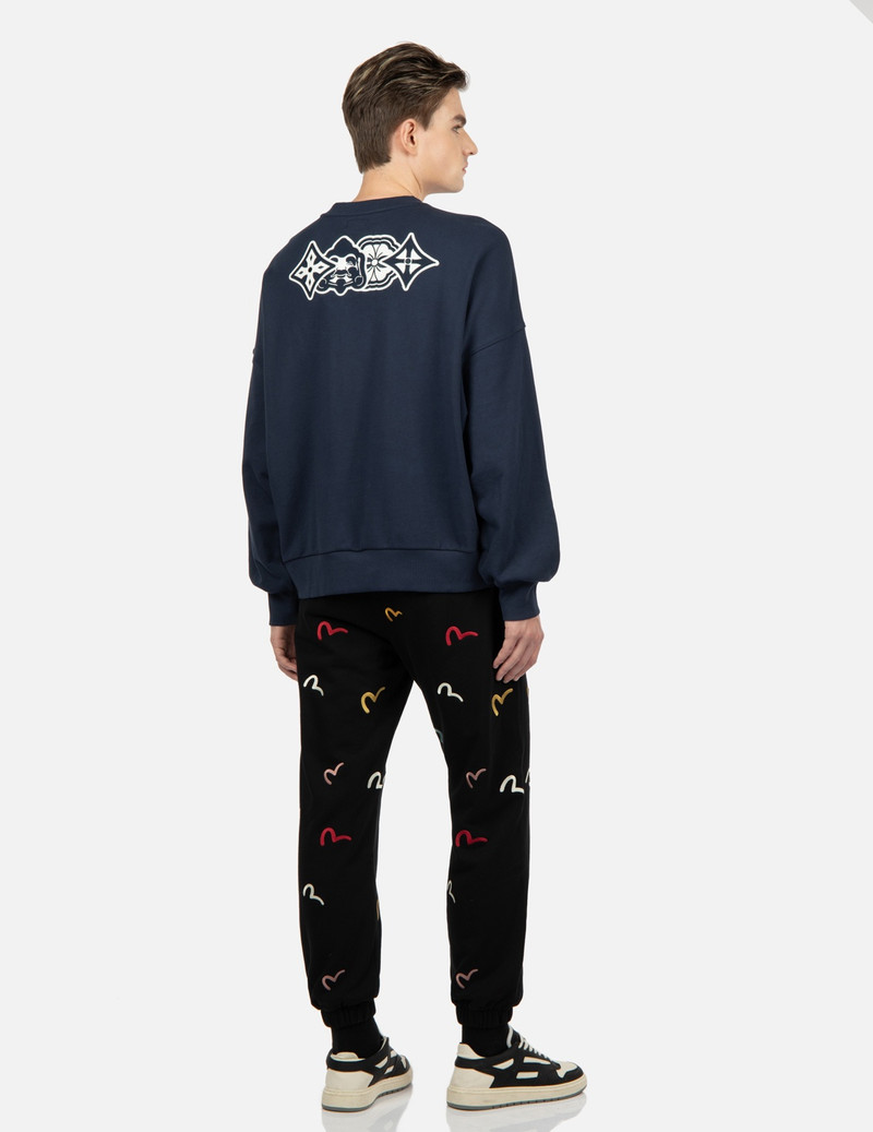 ALLOVER SEAGULL EMBROIDERY SWEATPANTS 4