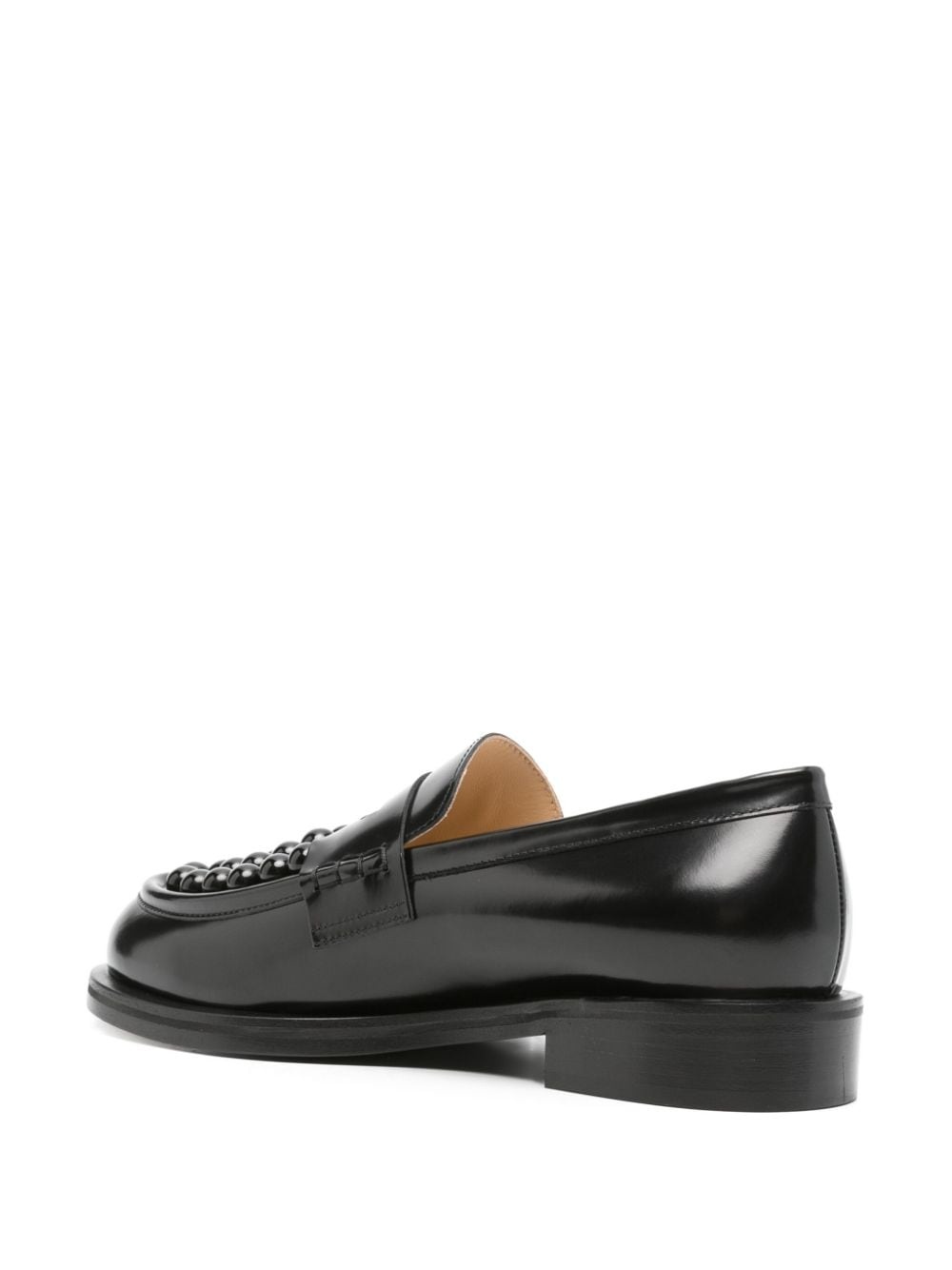 stud-embellished loafers - 3