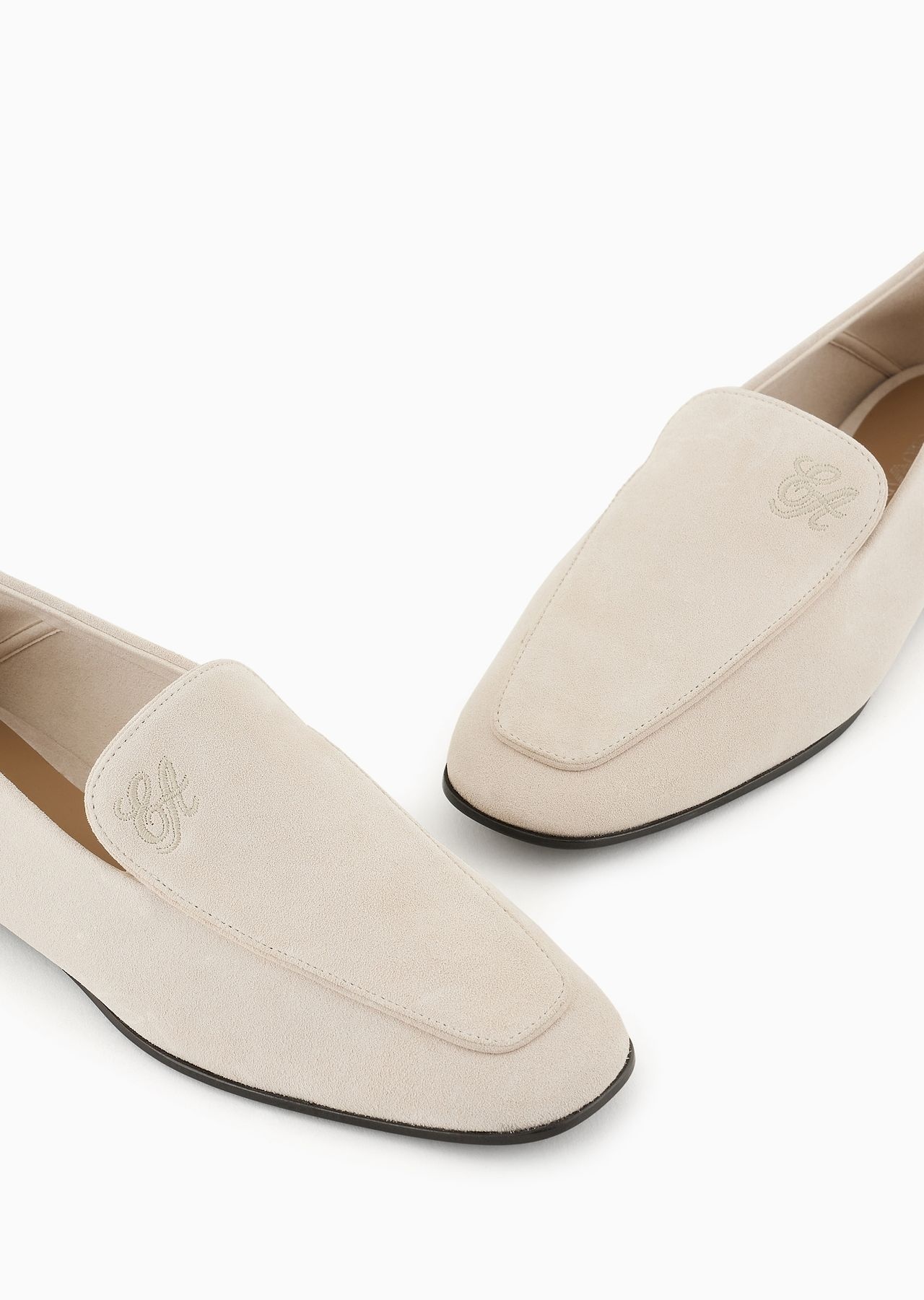 Icon velour-leather loafers - 5