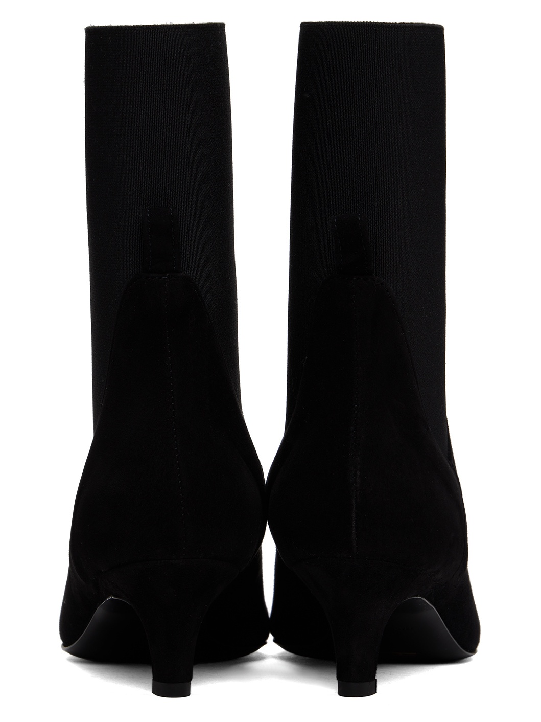 Black 'The Mid Heel Suede' Boots - 2