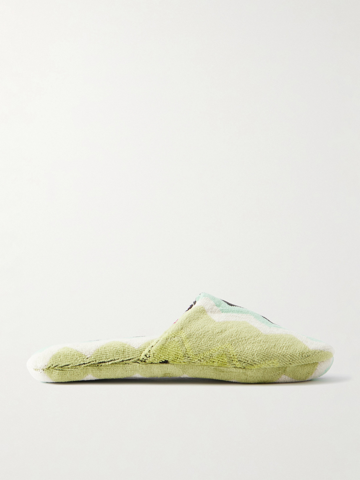 Giacomo Striped Cotton-terry Slippers - 5