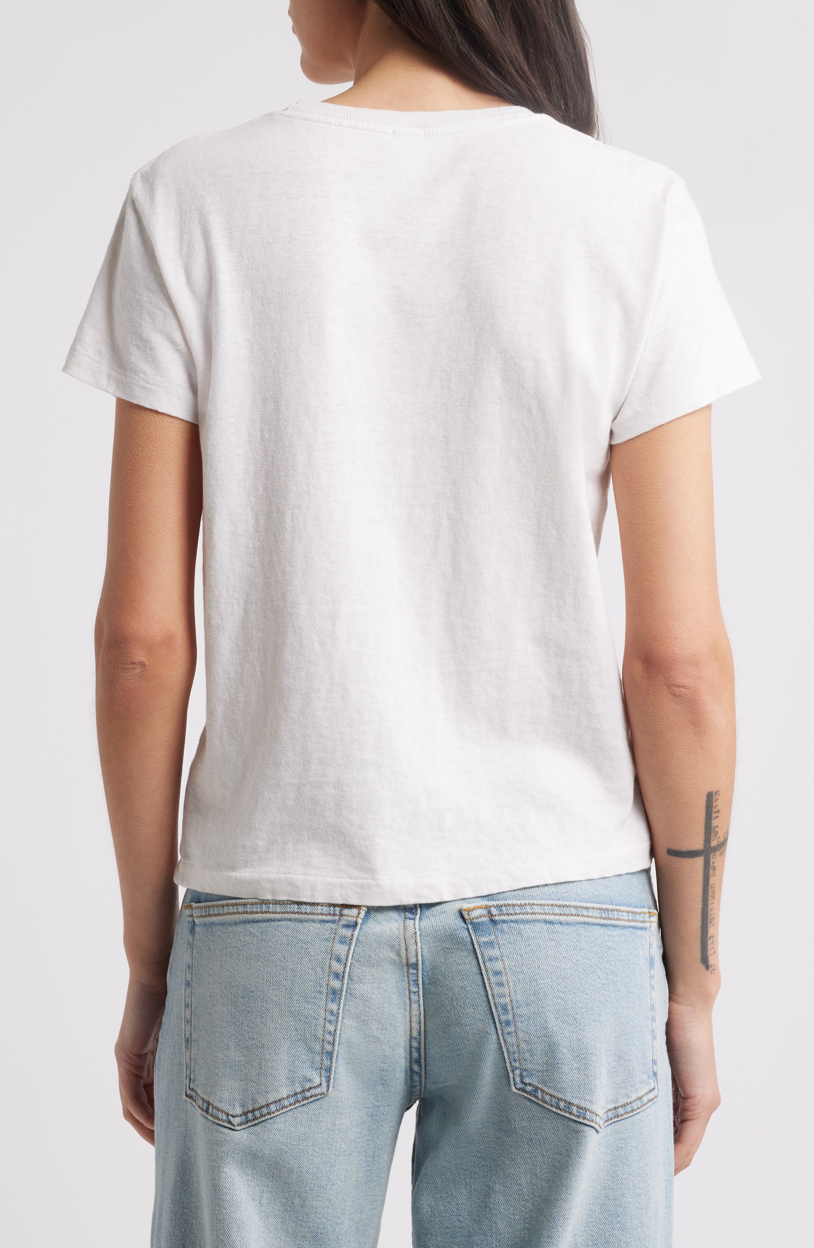Re/Done Classic Happy Hour Graphic T-Shirt in Vintage White at Nordstrom - 2