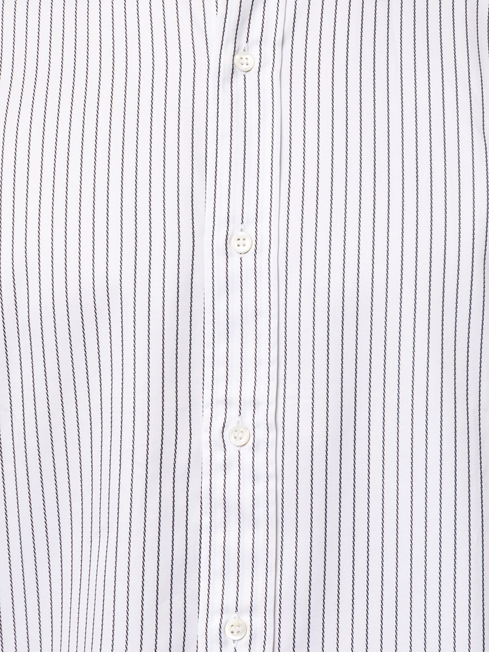 stripe-pattern cotton shirt - 5