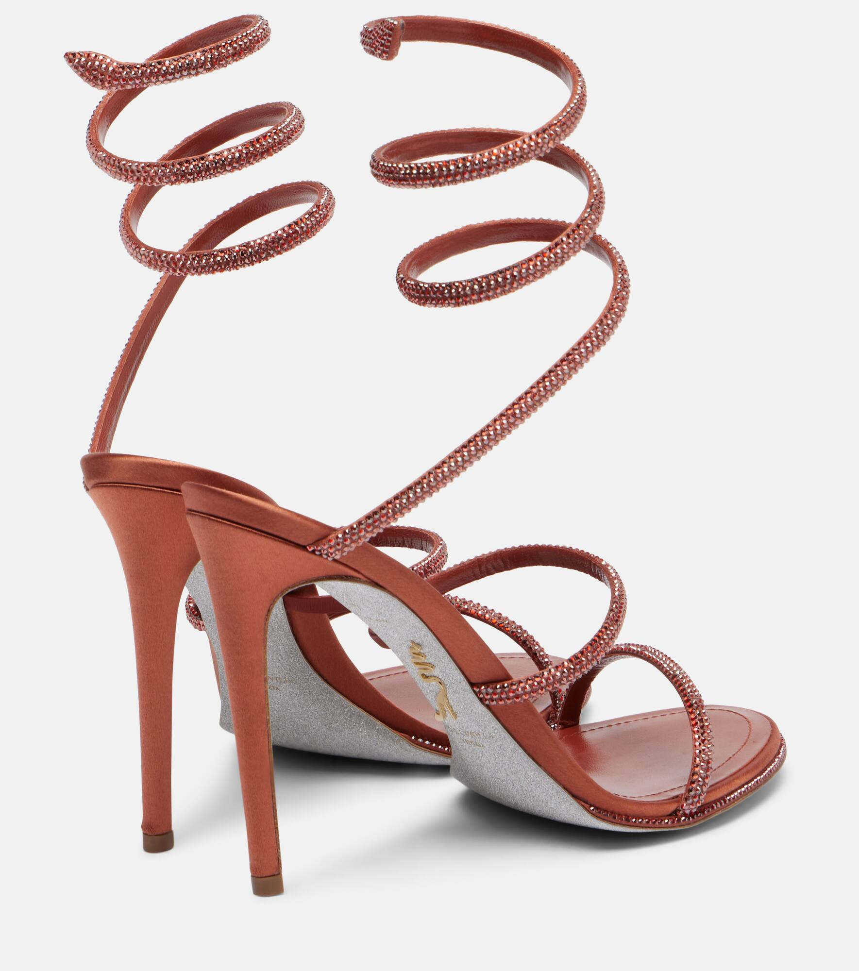 Cleo 105 embellished satin sandals - 2