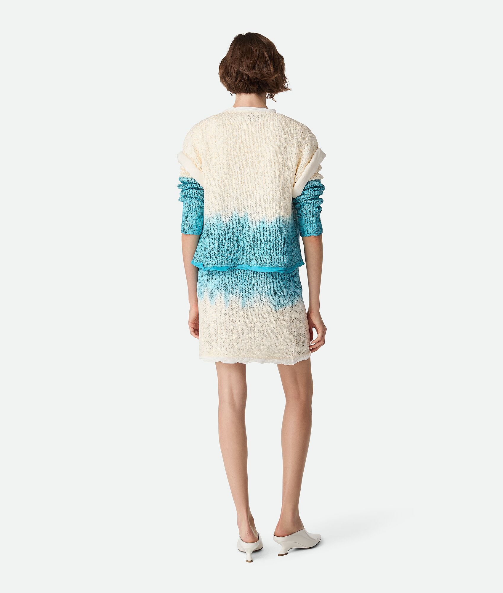 Wool And Silk Overdyed Cardigan - 3