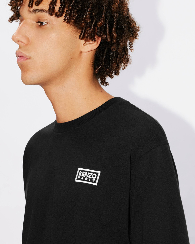 'Bicolor KENZO Paris' classic two-tone embroidered T-shirt 6