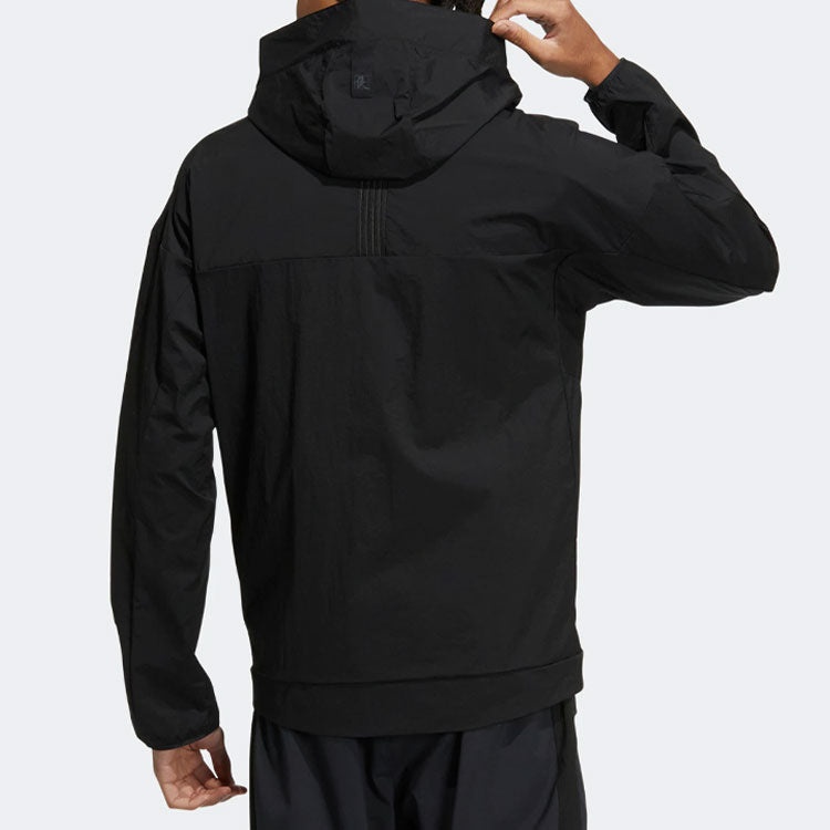 adidas WJ WB Sports Hooded Jacket Black HE5145 - 3