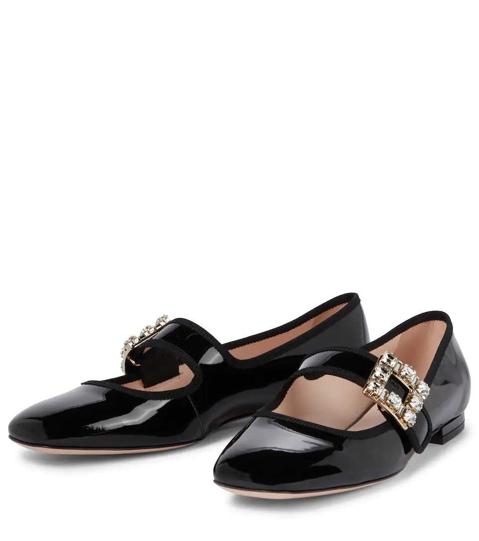 Très Vivier Babies patent leather ballet flats - 5