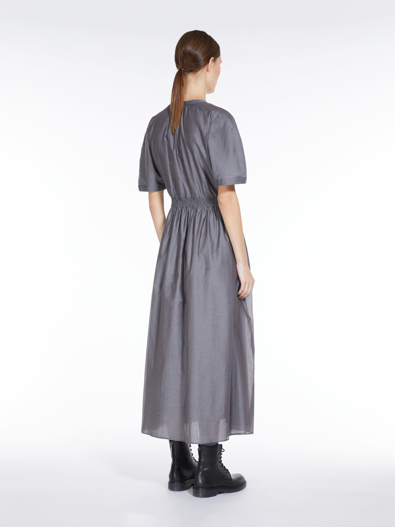 Max Mara RIBES Cotton and silk voile dress - 9226213906031 | REVERSIBLE
