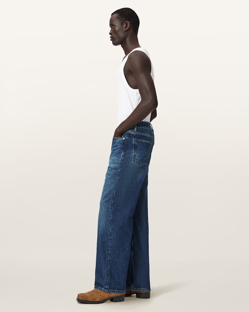 LENNY LOOSE FIT WIDE LEG DENIM JEANS 5