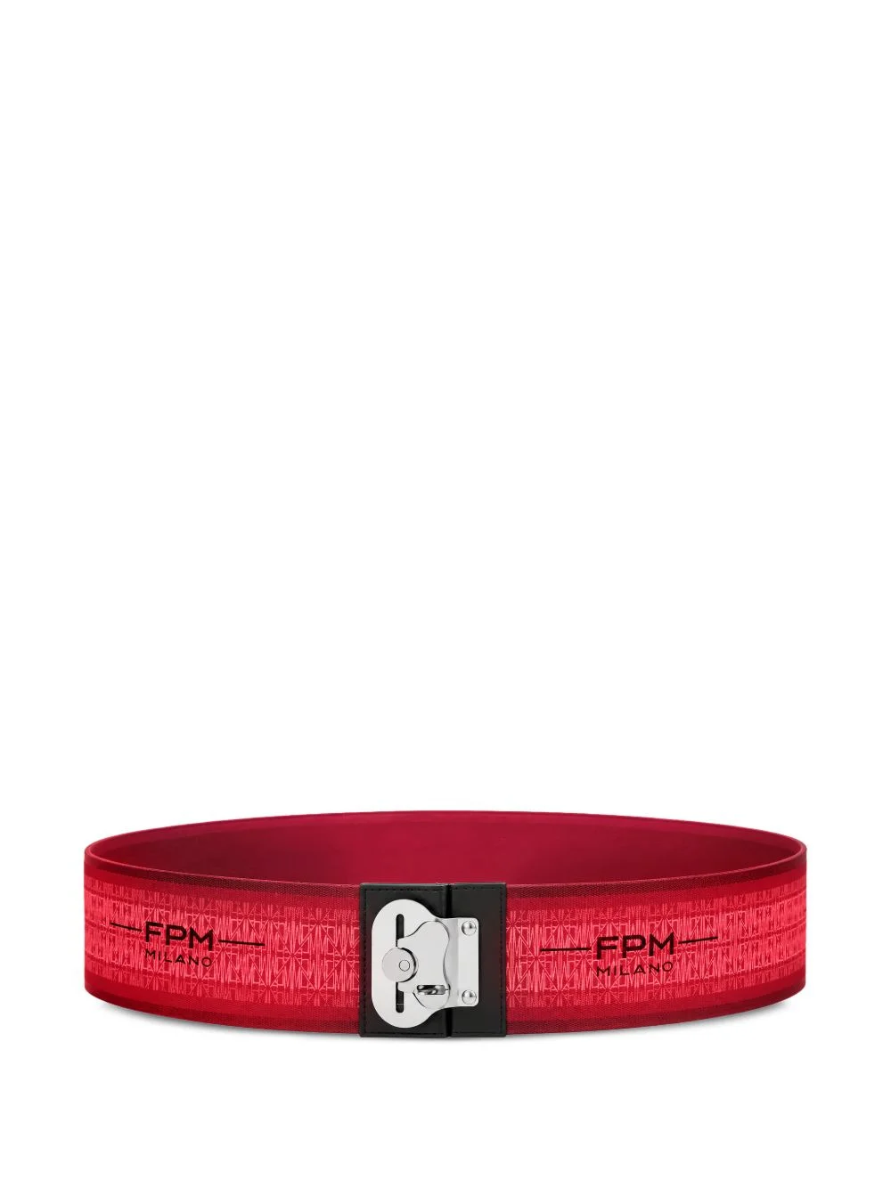 M Butterfly logo-print elastic luggage belt - 1