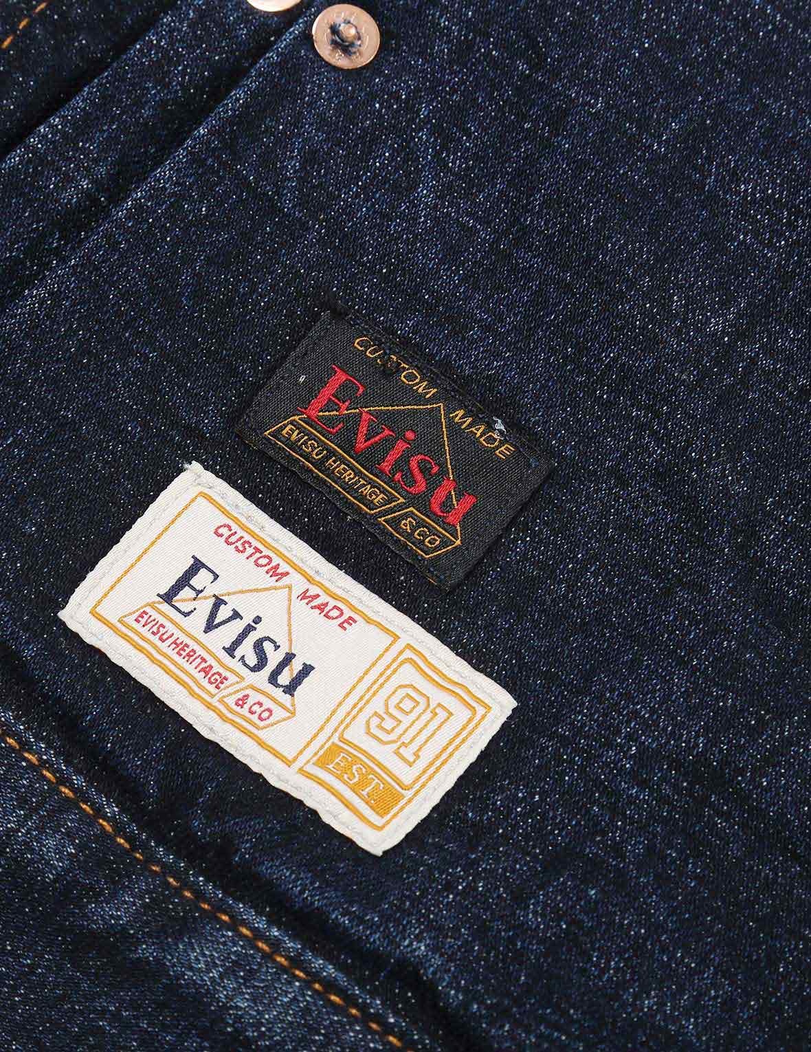 DAICOCK INSERTED 2-TONE DENIM JACKET - 9