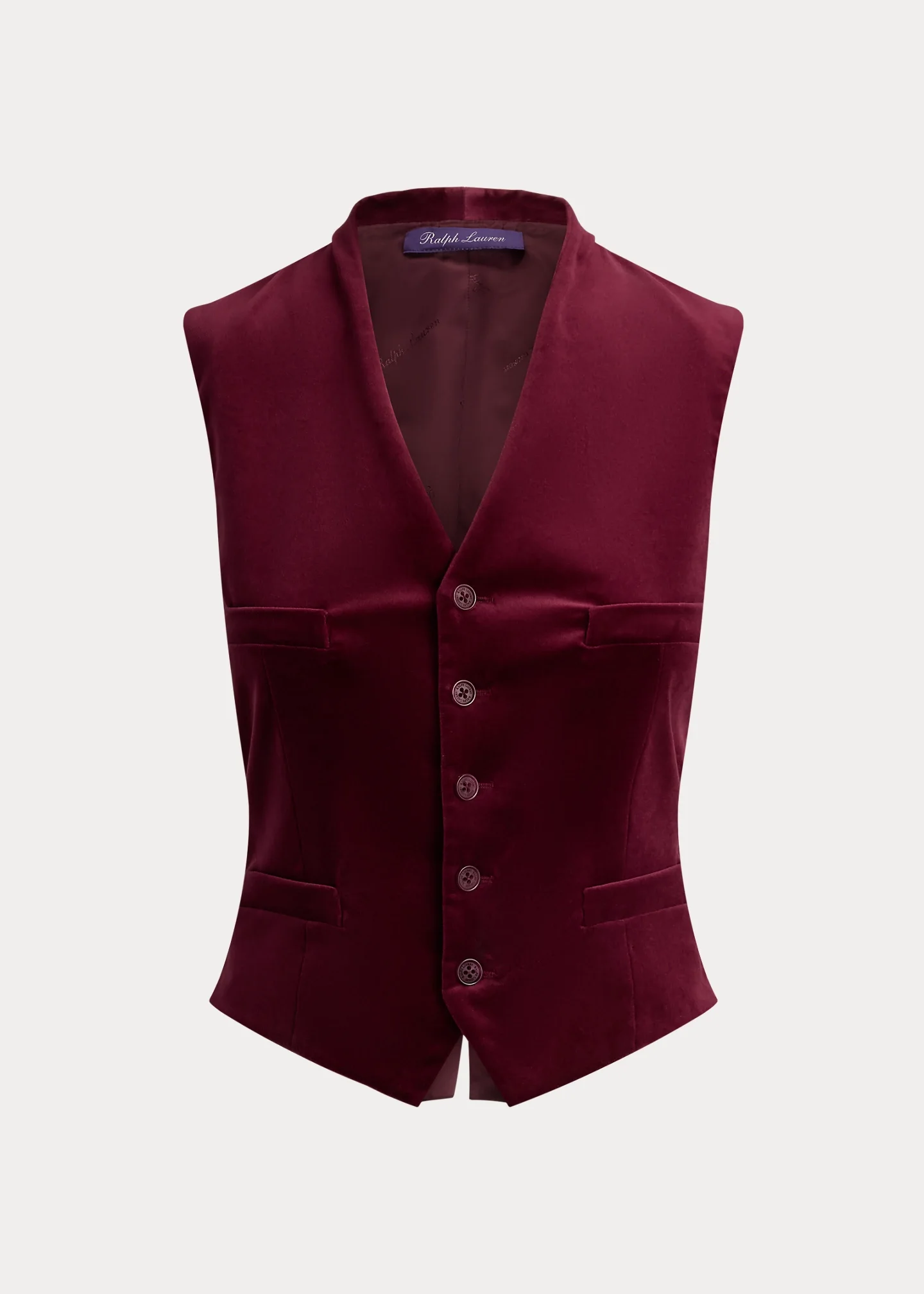 Jaiden Stretch Velvet Vest - 1
