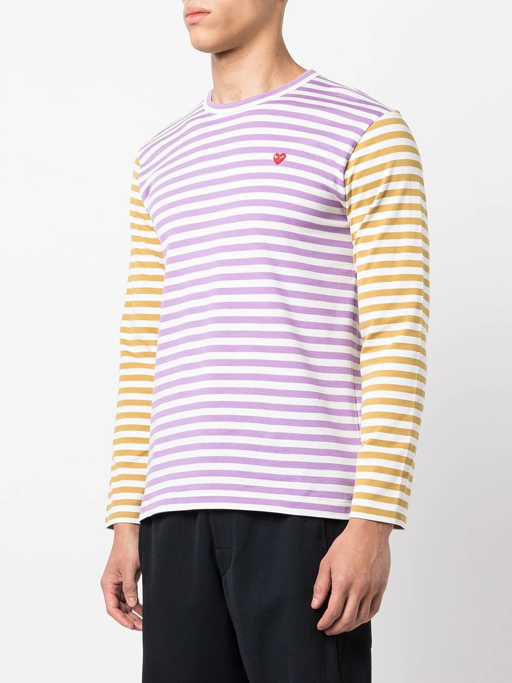 striped long-sleeve top - 3