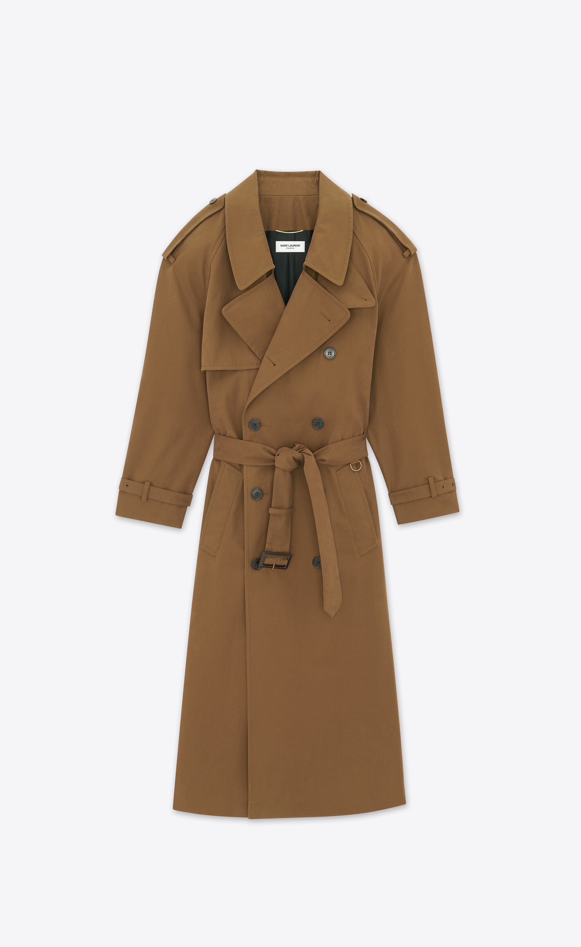 trench coat in cotton - 1