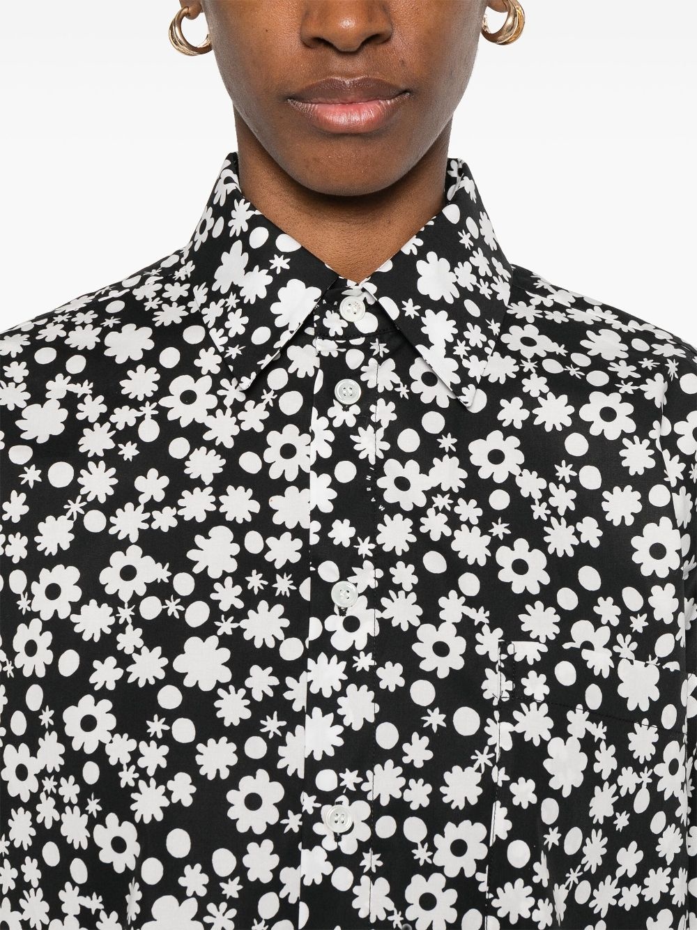 floral-print shirt - 9