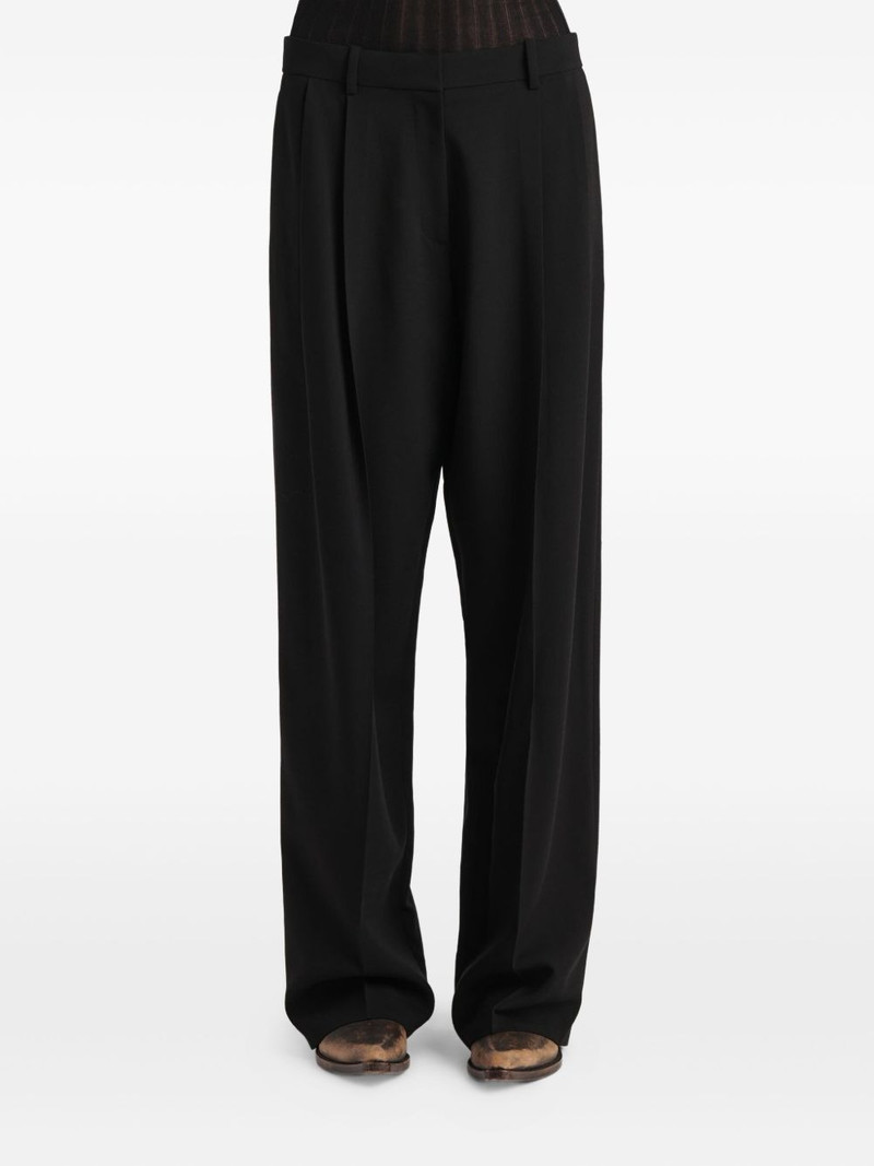 belt-loops pleated trousers 3