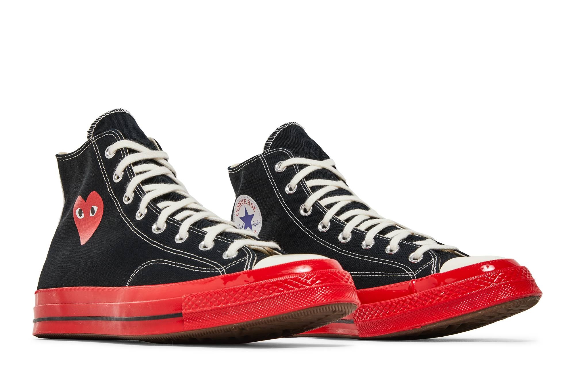 Comme des Garçons Play x Chuck 70 High 'Black Red' - 8