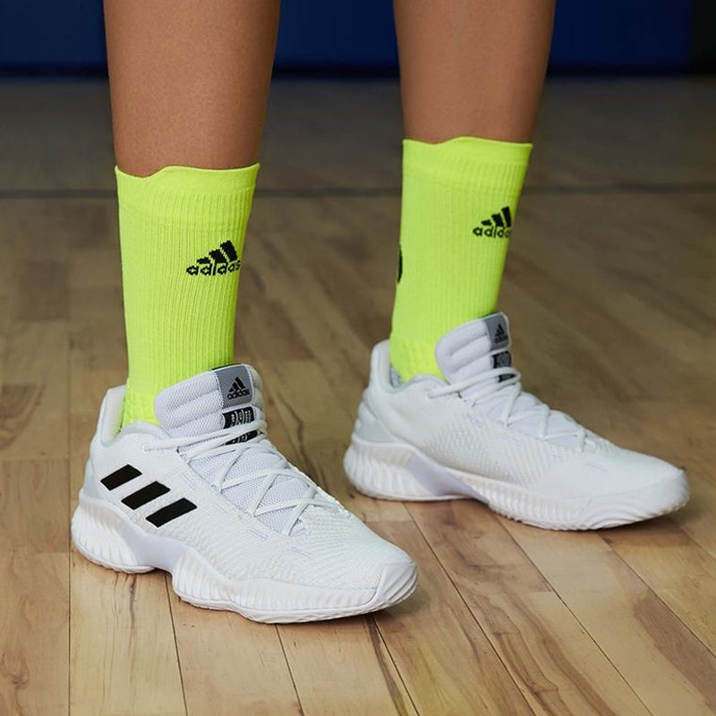 (WMNS) adidas Pro Bounce 2018 Low 'White Black' FW5748 - 7