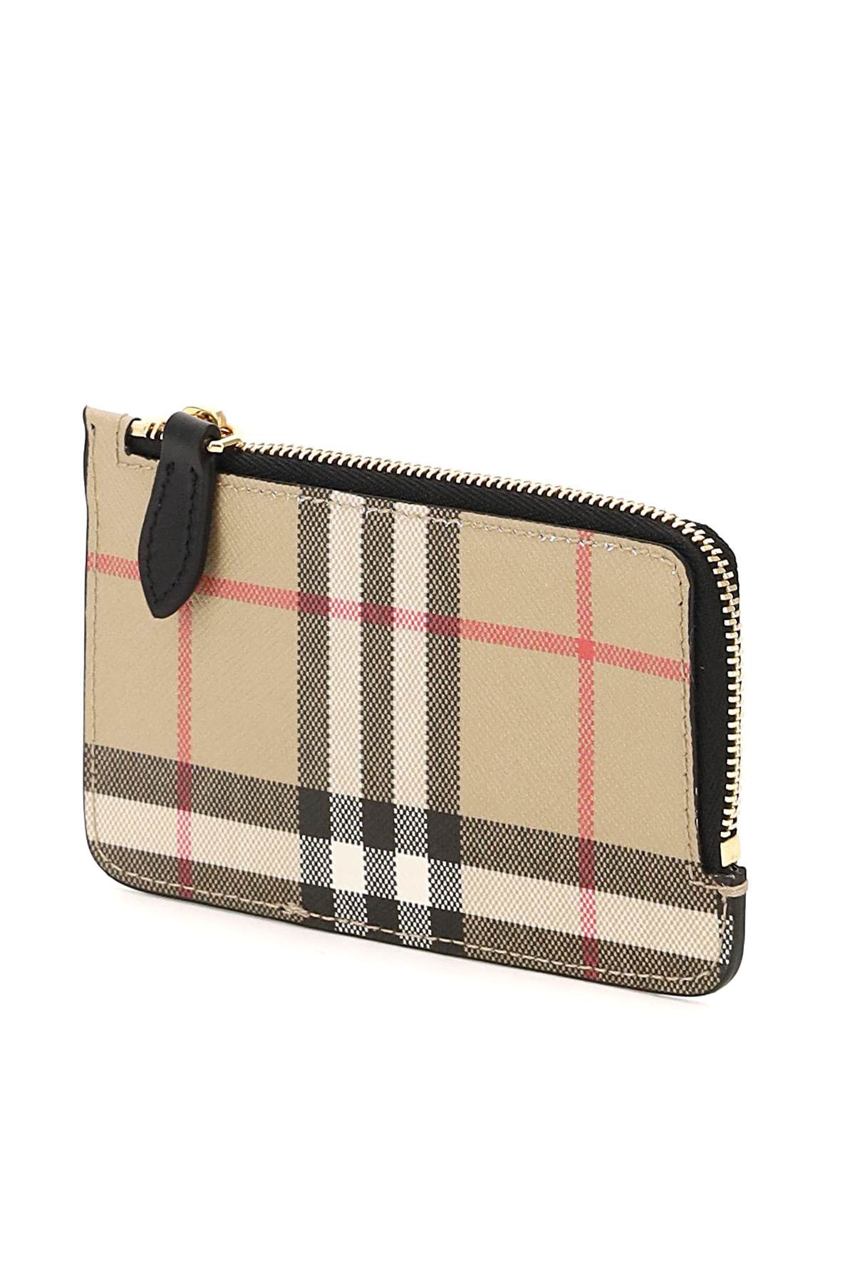 VINTAGE CHECK ZIPPED CARDHOLDER - 4