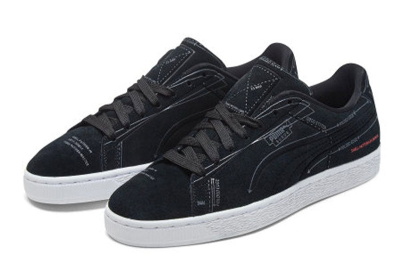 PUMA SUEDE CLASSIC PATTERN MASTER 'Black' 369614-02 4