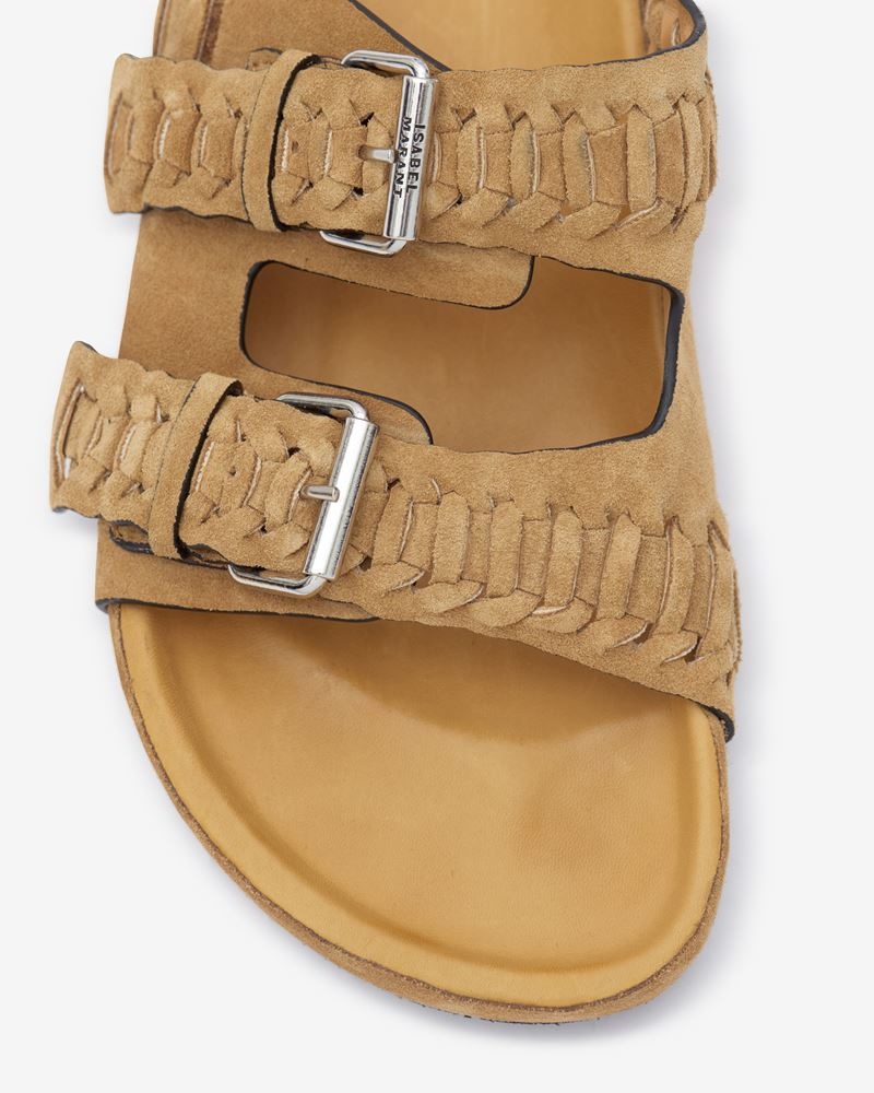 LEKSON SUEDE LEATHER SANDALS - 2