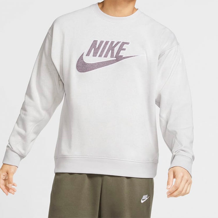 Nike Sportswear Logo Fleece Men Grey Light grey CU4508-910 - 3