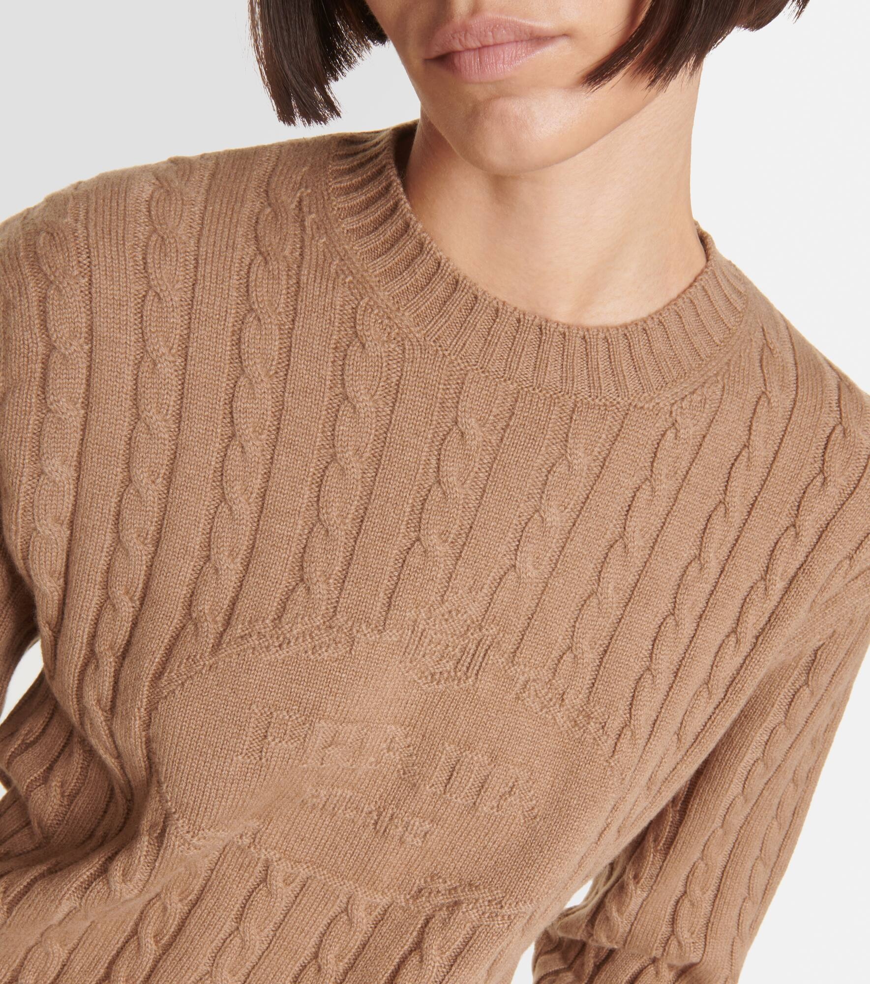 Logo cashmere sweater - 4