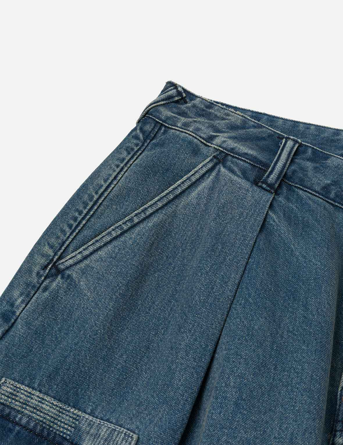 Shshiko Seagull Balloon Fit Cargo Jeans - 14