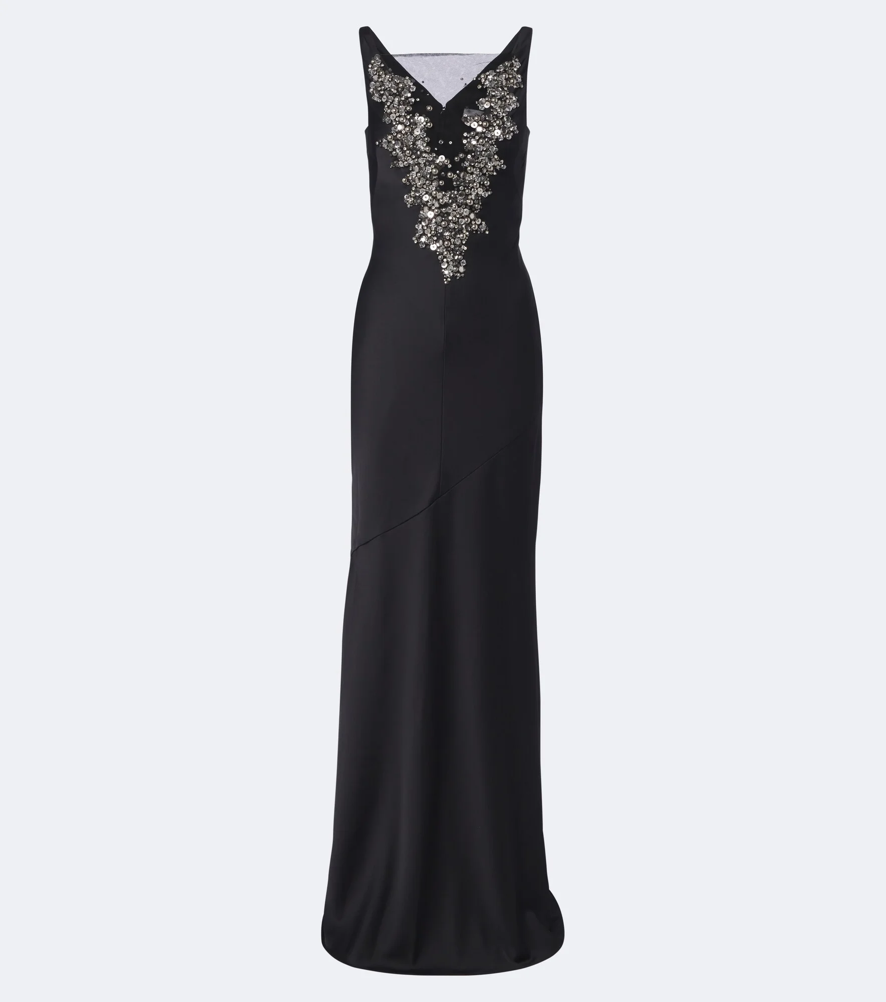 Mela embellished crêpe gown - 1