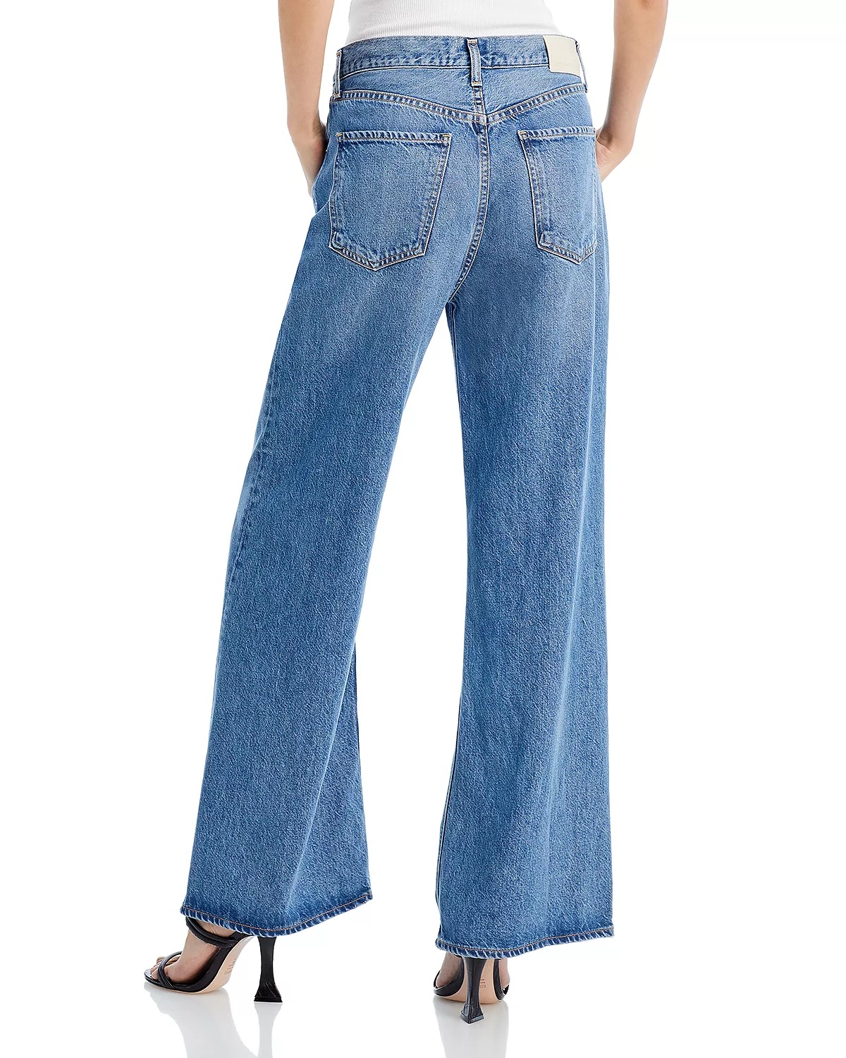 Paloma Baggy High Rise Wide Leg Jeans in Siesta - 3