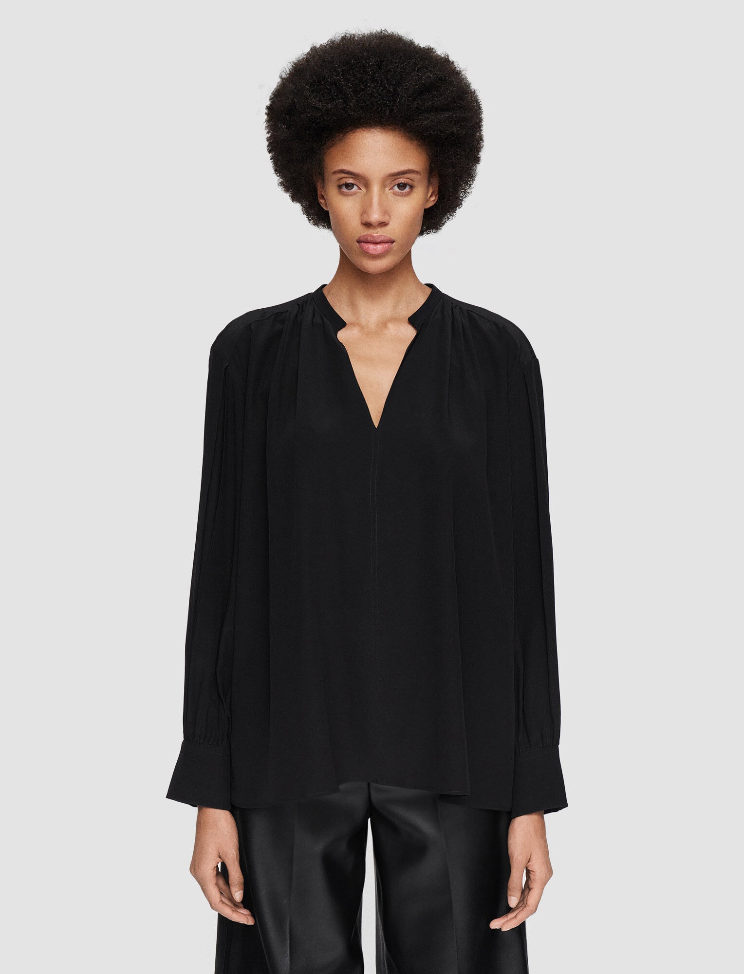 Silk Crepe de Chine Blondel Blouse - 3