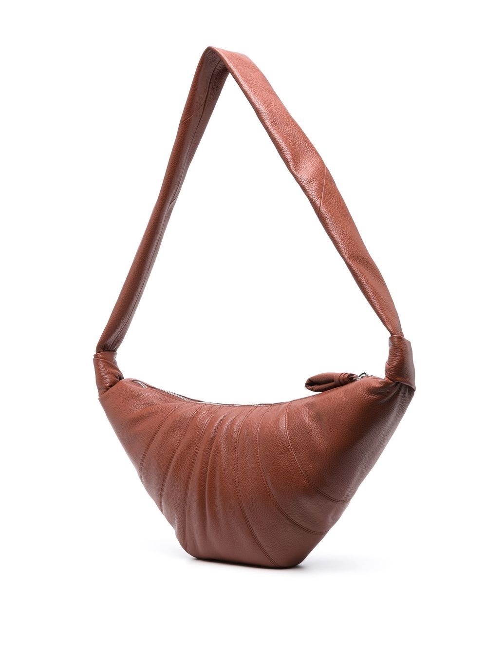 Croissant leather shoulder bag - 3