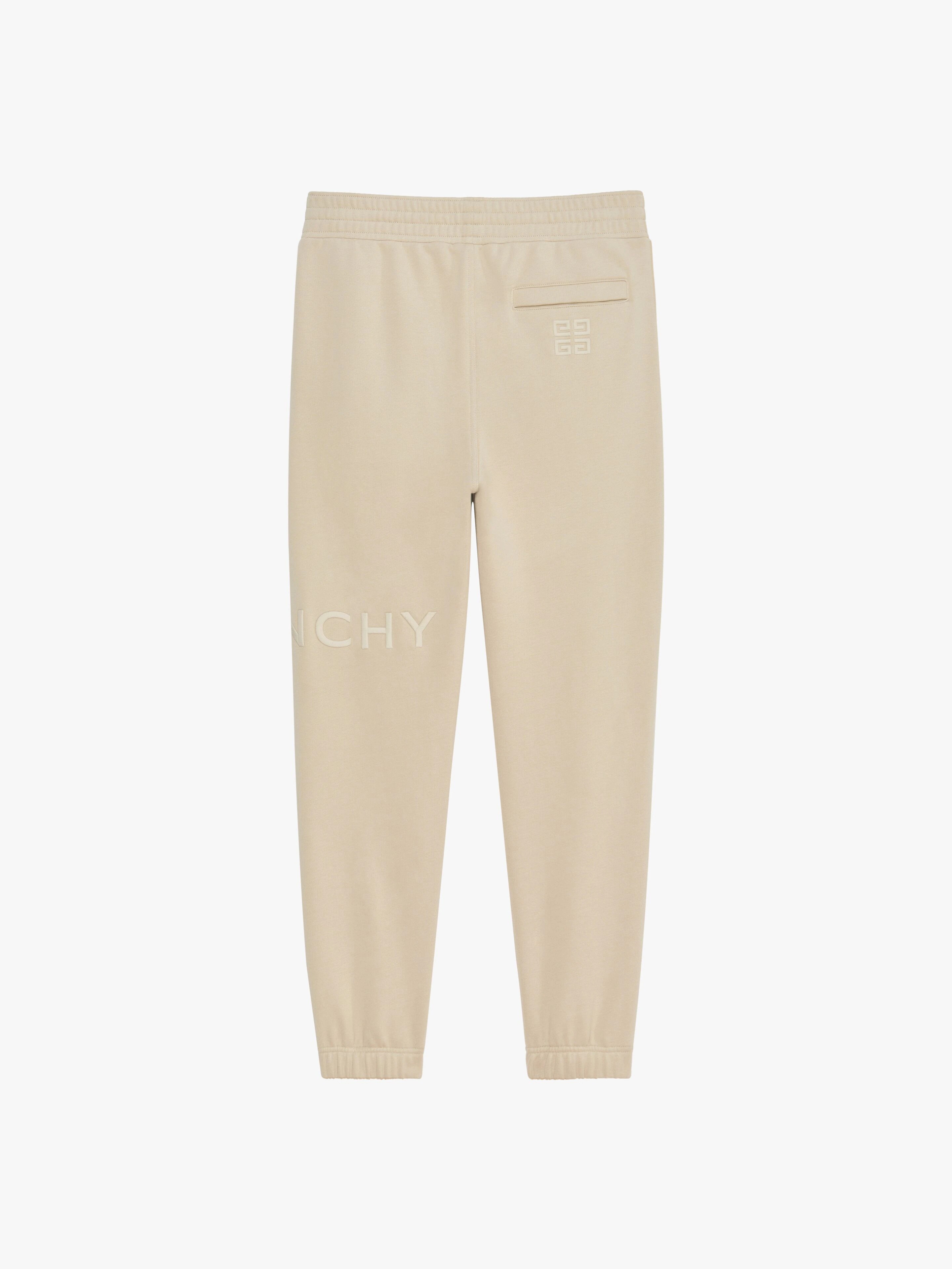 SLIM-FIT JOGGER PANTS IN EMBROIDERED FLEECE - 5