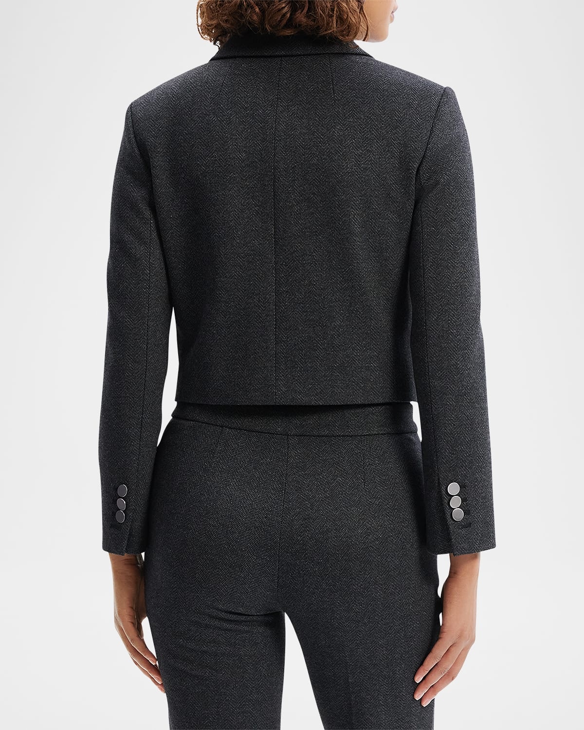 Boxy Cropped Patch Pocket Jacket - 4