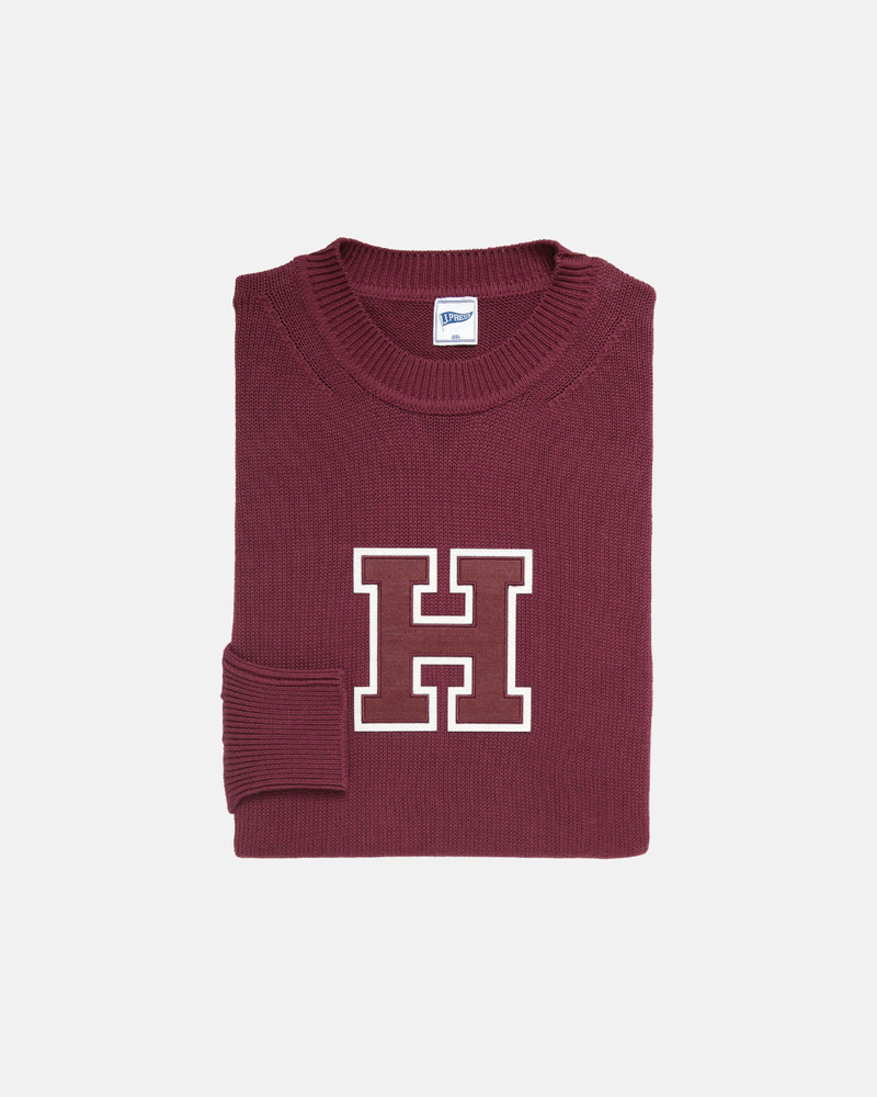 J. PRESS HARVARD COTTON CREWNECK "H" SWEATER outlook