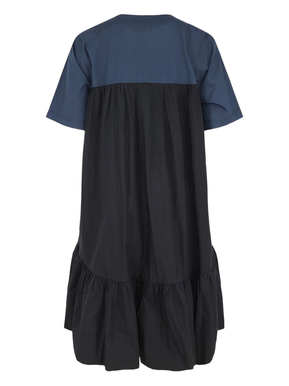lace-up panelled mini dress - 2
