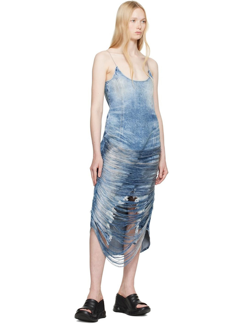 Diesel Blue De-Dra-Fsg Denim Midi Dress outlook
