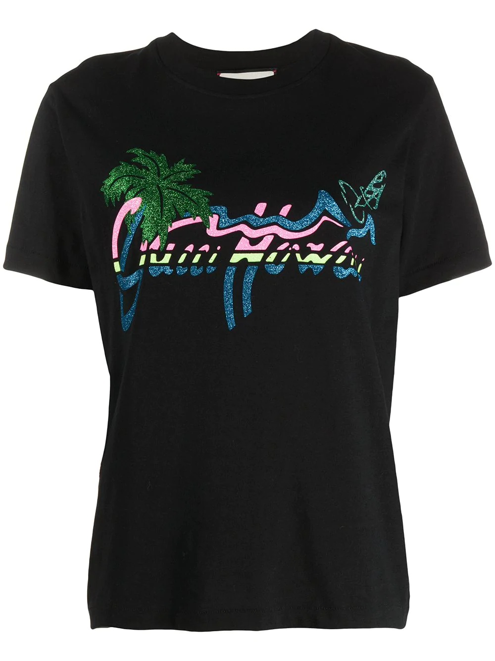 Gucci Hawaii print T-shirt - 1