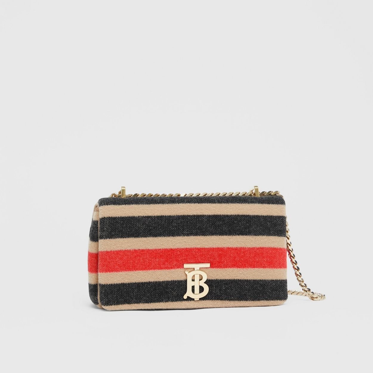 Small Striped Wool Lola Bag - 7