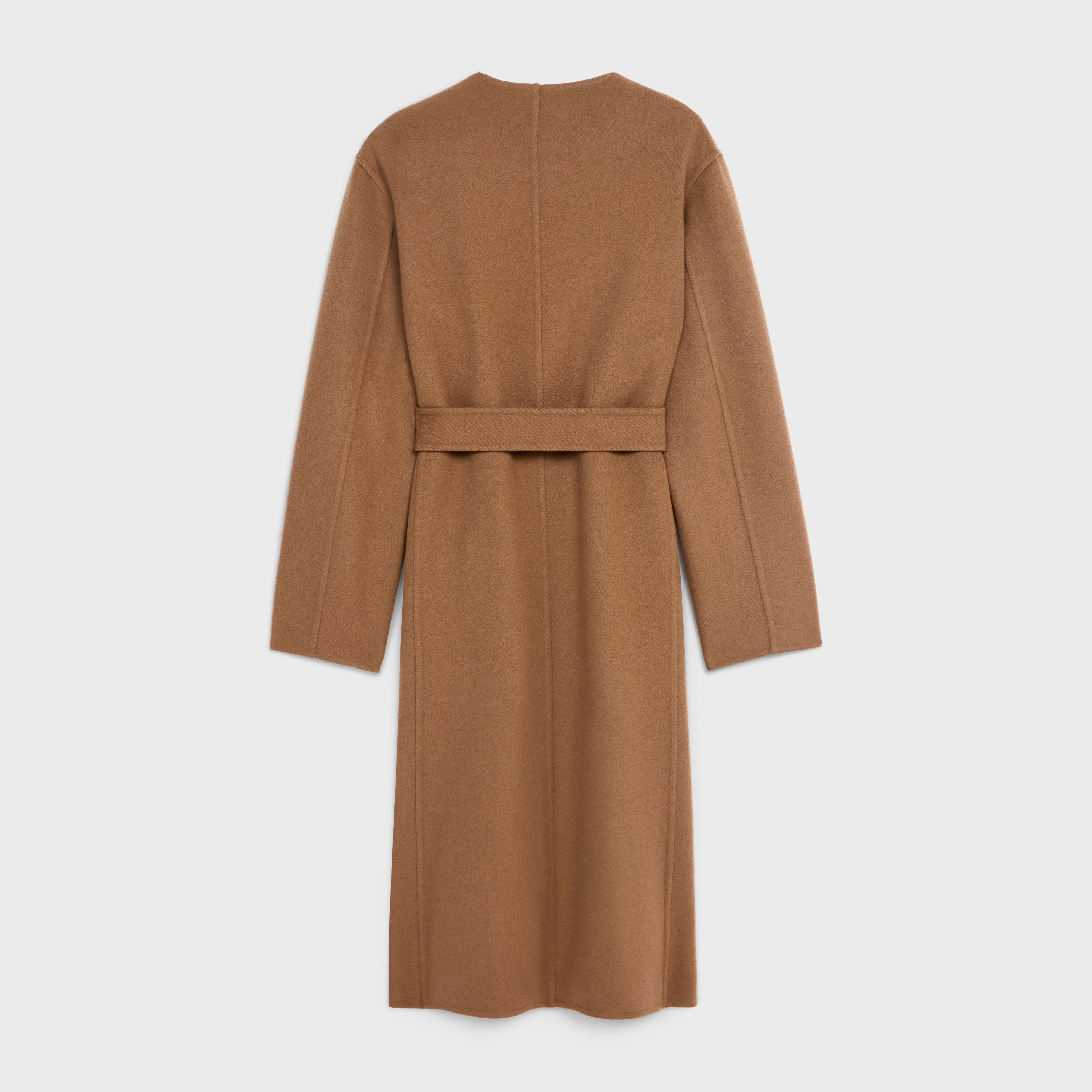 DOUBLE-FACED PURE CASHMERE COAT WITH COLLAR - 2